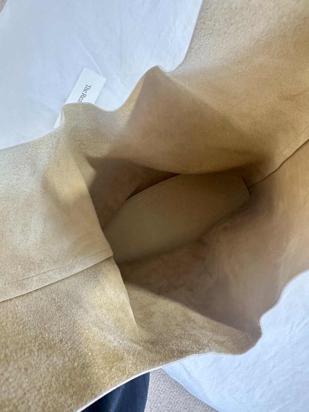 THE ROW Bindle Three Bag - Eggshell - Picture 8 of 10